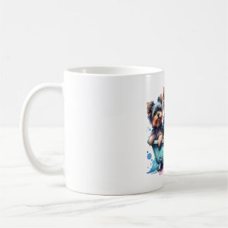 Taza De Café Yorkies Bathing Mugs