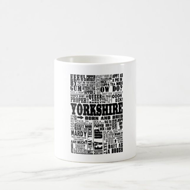 Taza De Café Yorkshire Sayings Mug (Centro)