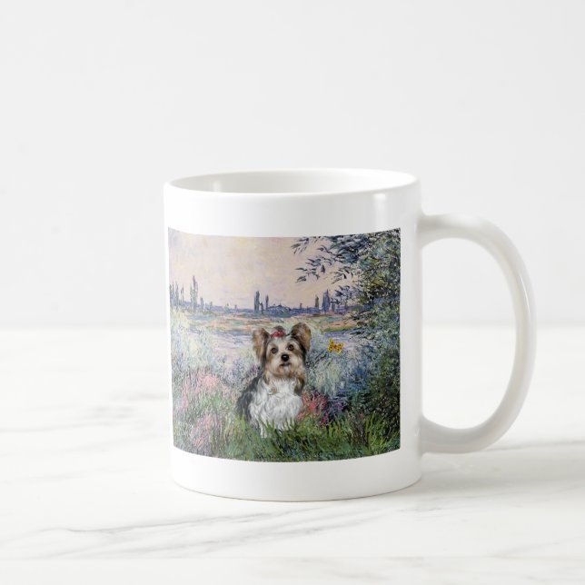 Taza De Café Yorkshire Terrier (Biewer) - Cerca del Sena (Derecha)