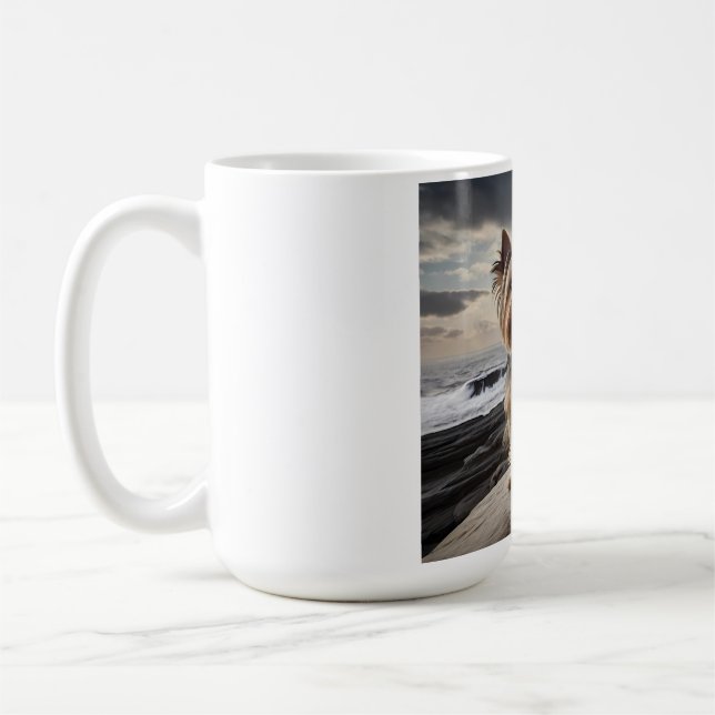 Taza De Café Yorkshire Terrier Elegant Coffee Mug (Izquierda)