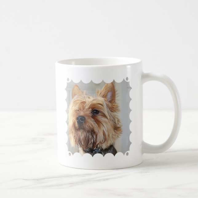 Taza De Café Yorkshire Terrier lindo (Derecha)