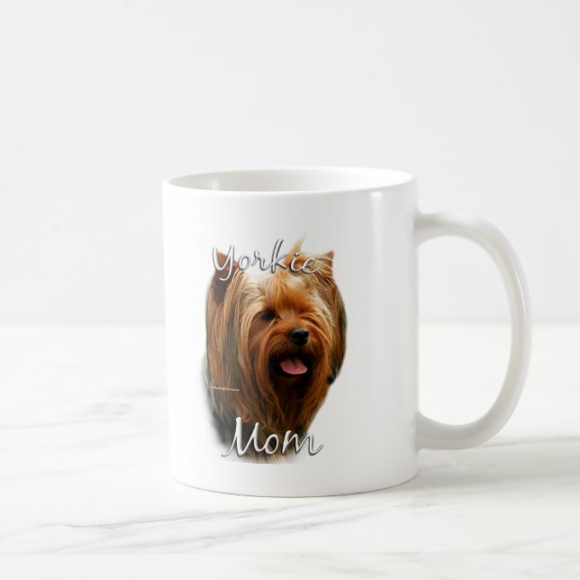 Taza De Café Yorkshire Terrier Mom 2 (Derecha)