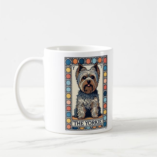 Taza De Café yorkshire terrier yorkie (Izquierda)