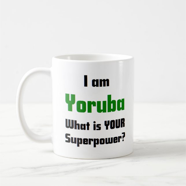 Taza De Café yoruba coffee mug (Izquierda)