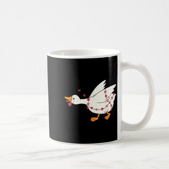 Taza De Café You Make My Heart Go Honk Funny Goose Valentine  (Derecha)