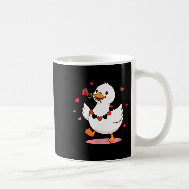 Taza De Café You Make My Heart Go Honk Funny Goose Valentine’s  (Derecha)