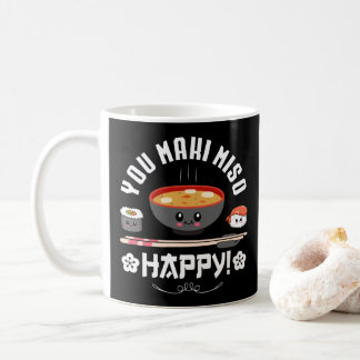 Taza De Café You Maki Miso Happy - Los fideos japoneses se burl