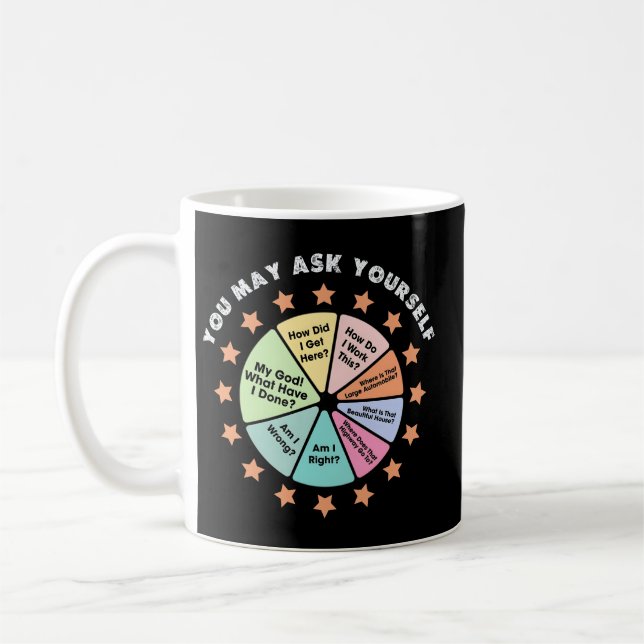 TAZA DE CAFÉ YOU MAY ASK YOURSELF (Izquierda)