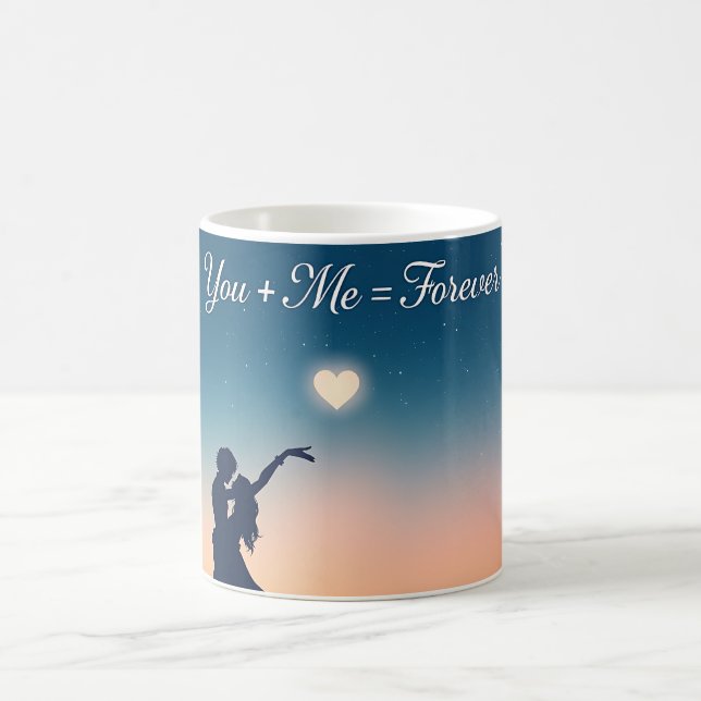 Taza De Café You + Me = Forever Mug (Centro)