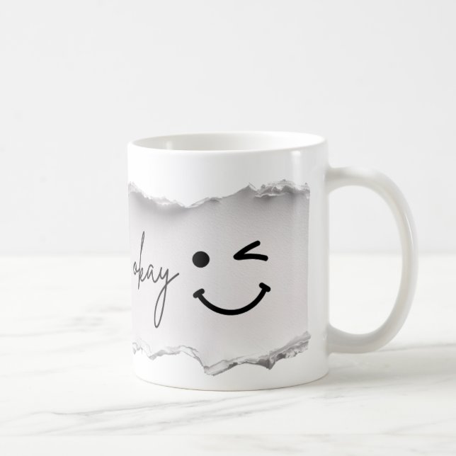 Taza De Café You’re Doing Okay – Positive Reminder Gift (Derecha)