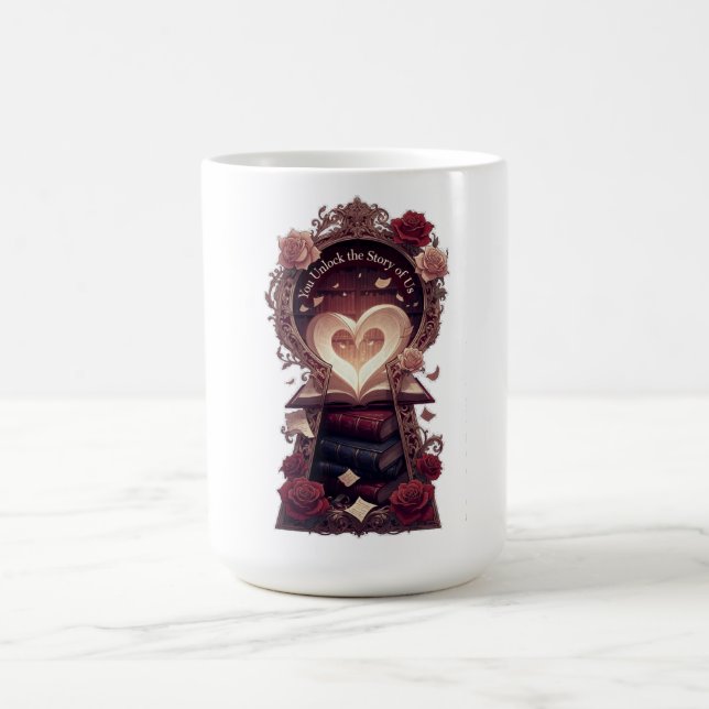 Taza De Café You Unlock the Story of Us Library Gifts T-Shirt (Centro)