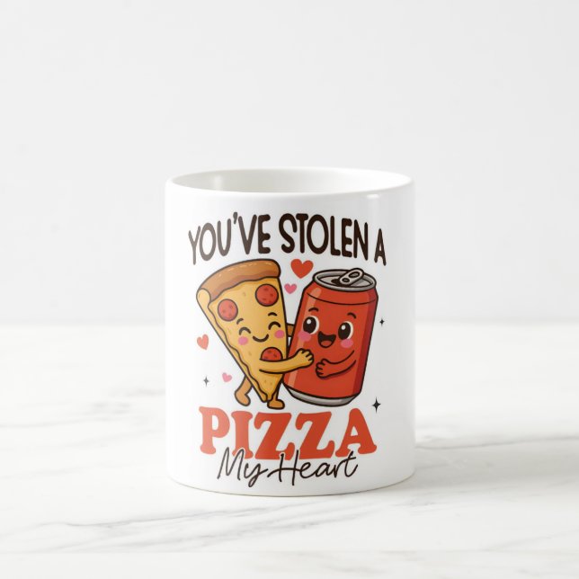 Taza De Café You’ve Stolen a Pizza My Heart Mug  (Centro)