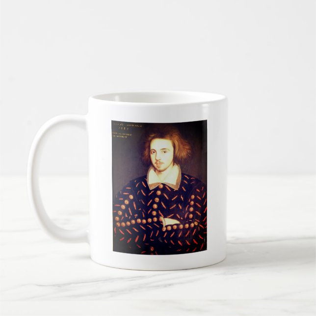 Taza De Café Young Christopher Marlowe Coffee Mug (Izquierda)
