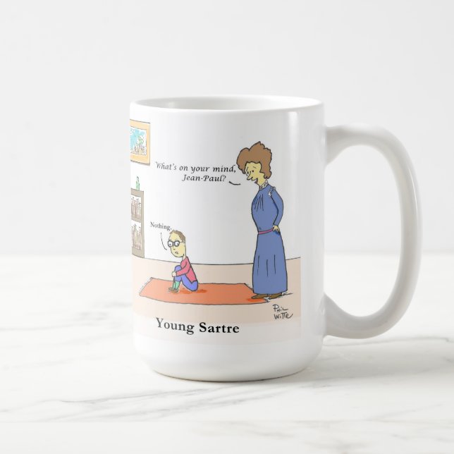 Taza De Café Young Sartre (Derecha)