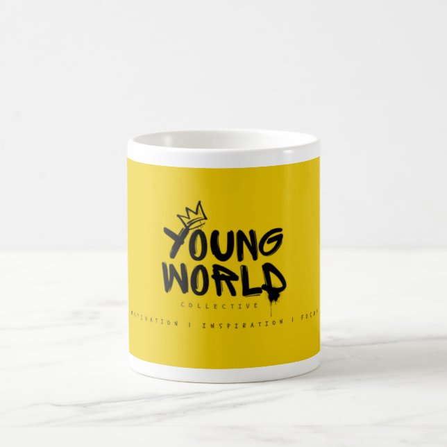 Taza De Café Young World Collective Logo  (Centro)