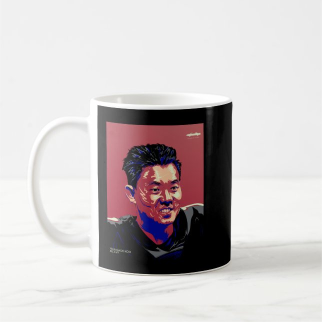 Taza De Café Younghoe Koo Falcons Kicker Classic T Shirt (Izquierda)