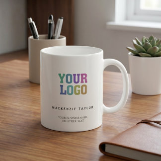 Taza De Café Your Custom Business Company Logo Personalized