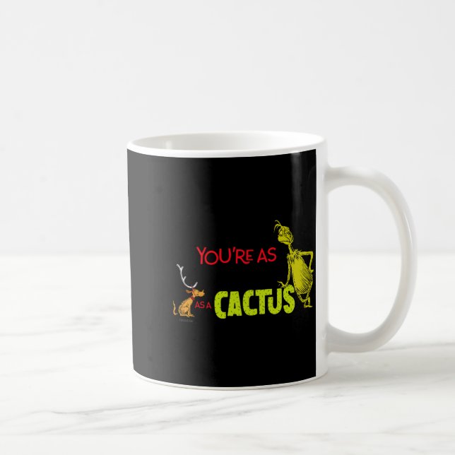 Taza De Café Youre As Cuddly As A Cactus Quote  (Derecha)