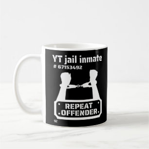 Taza De Café "YT JAIL INMATE" gracioso preso