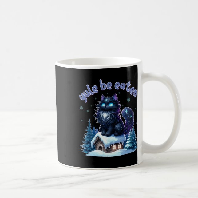 Taza De Café Yule Be Eaten Yule Cat Jolakotturinn Islandesa Chr (Derecha)