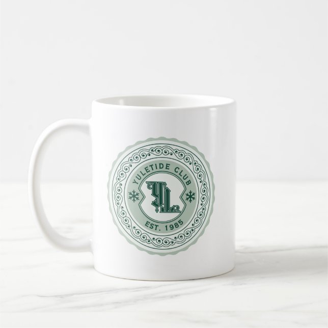 Taza De Café Yuletide Club Personalizado Escudo de vacaciones (Izquierda)