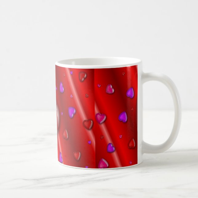 Taza De Café Yummy Hearts Valentines Mug (Derecha)