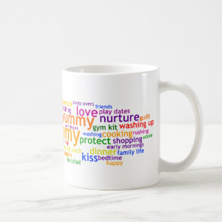 Taza De Café Yummy Mummy Wordle