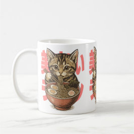Taza De Café Yummy Ramen Kitten