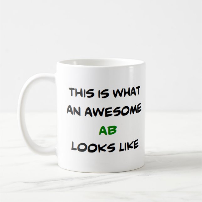 Taza De Café z ab, impresionante (Izquierda)