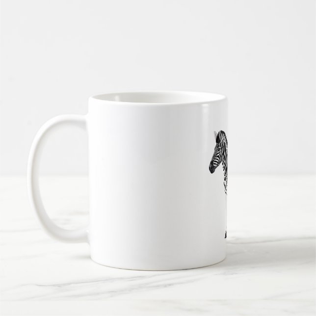 Taza De Café Z es para Zebra (Izquierda)