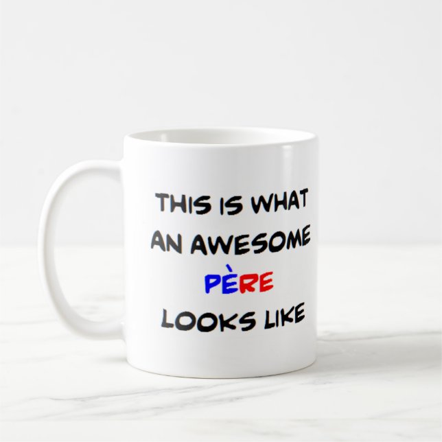 Taza De Café z pere, impresionante (Izquierda)