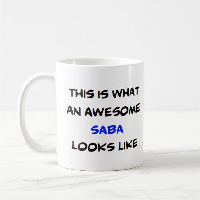 Taza De Café z saba, increíble (Izquierda)