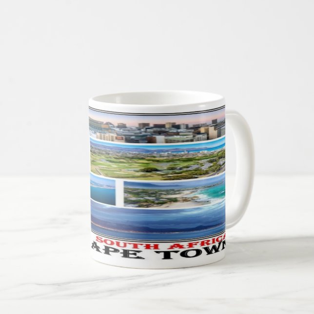 Taza De Café ZA Sudáfrica - Ciudad del Cabo CBD - (Anverso derecho)