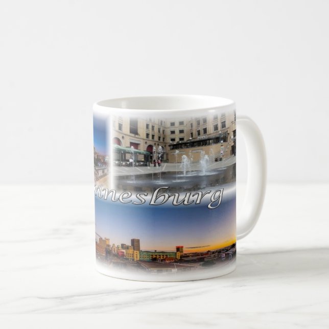 Taza De Café ZA Sudáfrica - Johannesburgo - (Anverso derecho)