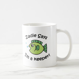 Taza De Café Zadie dice que soy encargado