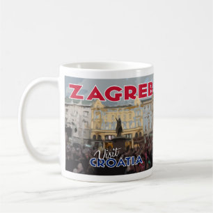 Taza De Café Zagreb, visita Croacia me encanta el café