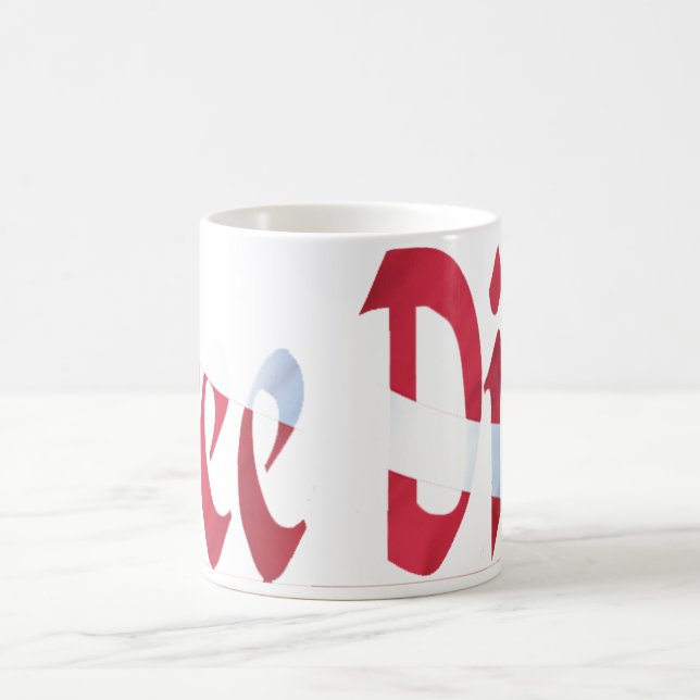 Taza De Café Zambullida-Zambullida LIBRE para zambullirse de (Centro)