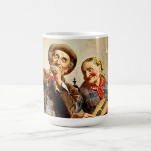 Taza De Café Zampighi - Música dulce, pintura vintage