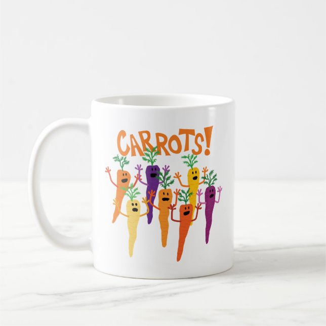 Taza De Café ¡Zanahorias! (Izquierda)