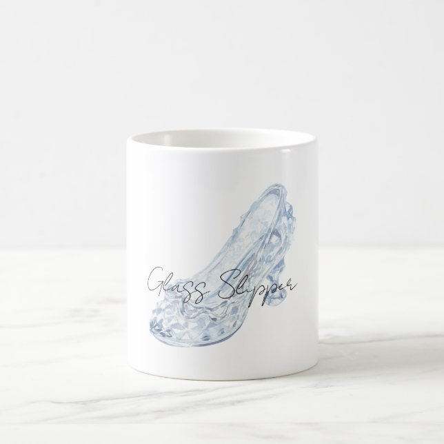 Taza De Café Zapatilla de cristal azul (Centro)