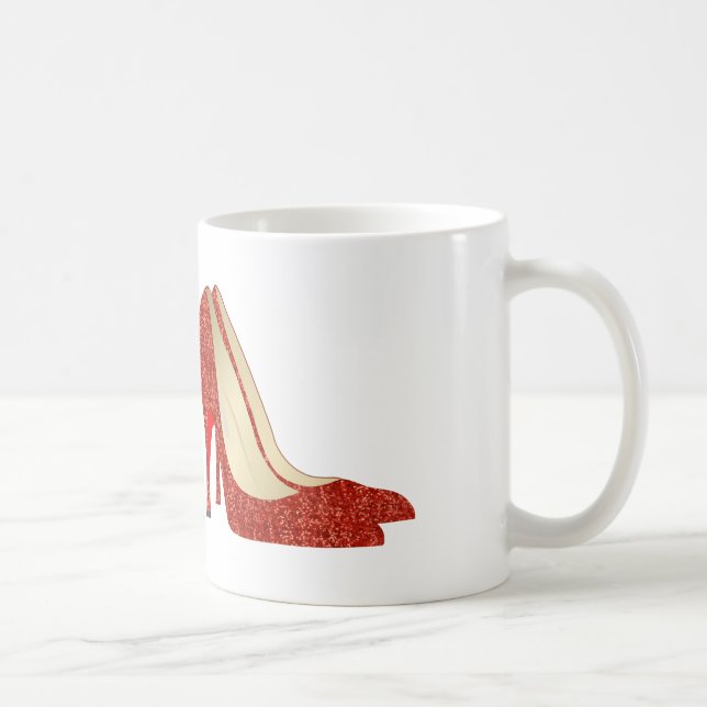 Taza De Café zapatillas de rubí (Derecha)