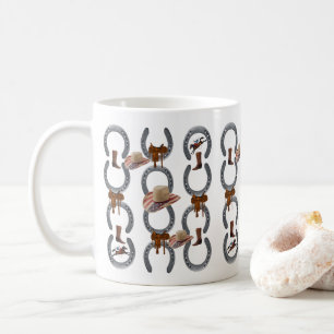 Taza De Café Zapato de caballo Saddle Cowboy Mug