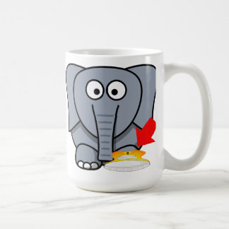 Taza De Café Zapato del elefante te amo