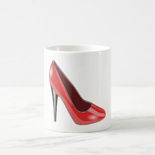 Taza De Café Zapato rojo