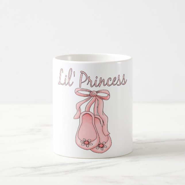 Taza De Café Zapatos 1 de la princesa ballet   de Lil (Centro)
