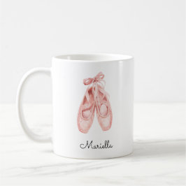 Taza De Café Zapatos de ballet personalizados