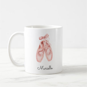 Taza De Café Zapatos de ballet personalizados