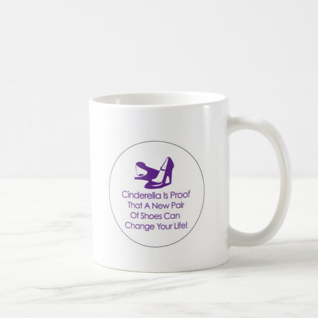 Taza De Café zapatos de Cenicienta (Derecha)