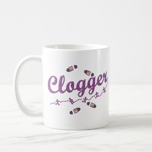 Taza De Café Zapatos de los bailarines de Clogger que estorban (Izquierda)