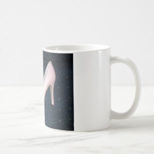 Taza De Café Zapatos de tacón alto rosados